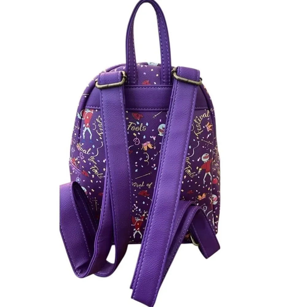 Loungefly Disney Hunchback of Notre Dame Festival of Fools Mini Backpack New